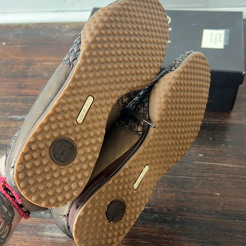 Cole Haan Woven Oxford Brown Metallic 9.5B - Picture 3 of 6